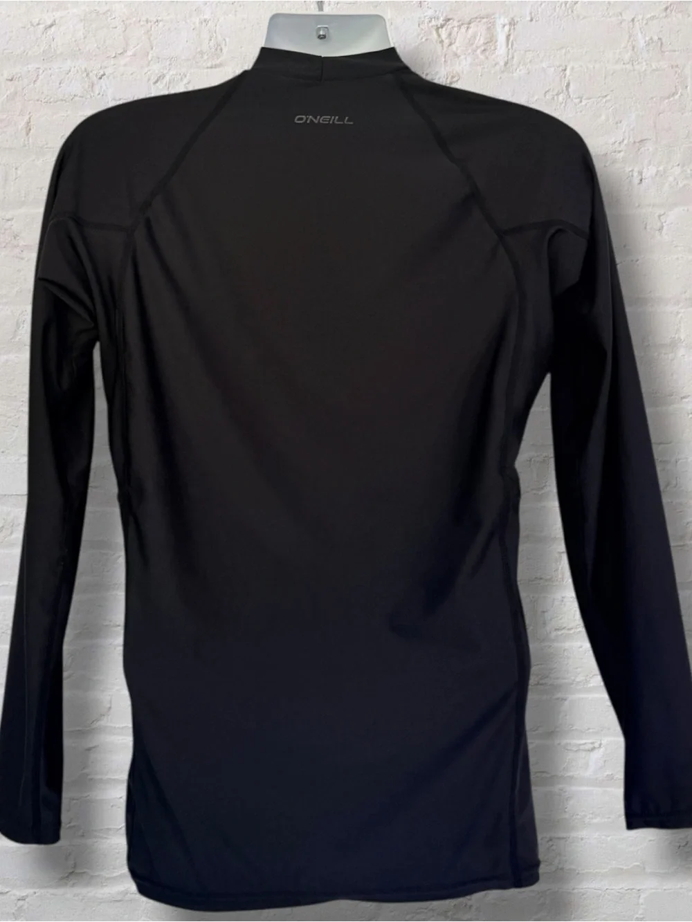O’Neill Men’s XL Long Sleeve Rash Guard Black UPF Surf Swim Slim Fit